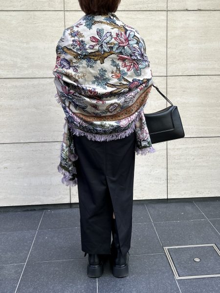 Pierre-Louis Masciaピエール・ルイ・マシア【徳原文子さんセレクト】シルクストール￥25,300（税込）カラー：ベージュ