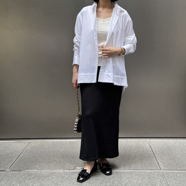 drawell×eclat
【別注】バックフレアシャツ
￥28,600