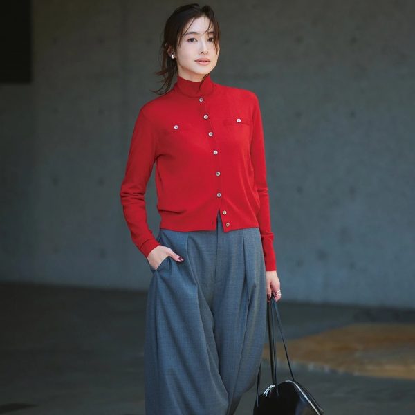 ＼アレンジ自在／ボウタイブラウスの結び方解説【40代ファッション・M7days】