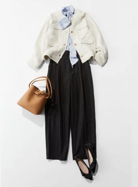 2WAY艶ボウタイブラウス