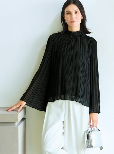 【50代 ホテルランチ 服装】「華やかおでかけ服」6選 éclat2025年12月号特集