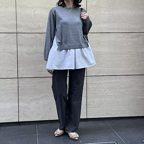 ADAWAS×eclat
レイヤード風ウールニットプルオーバー
￥26,400 