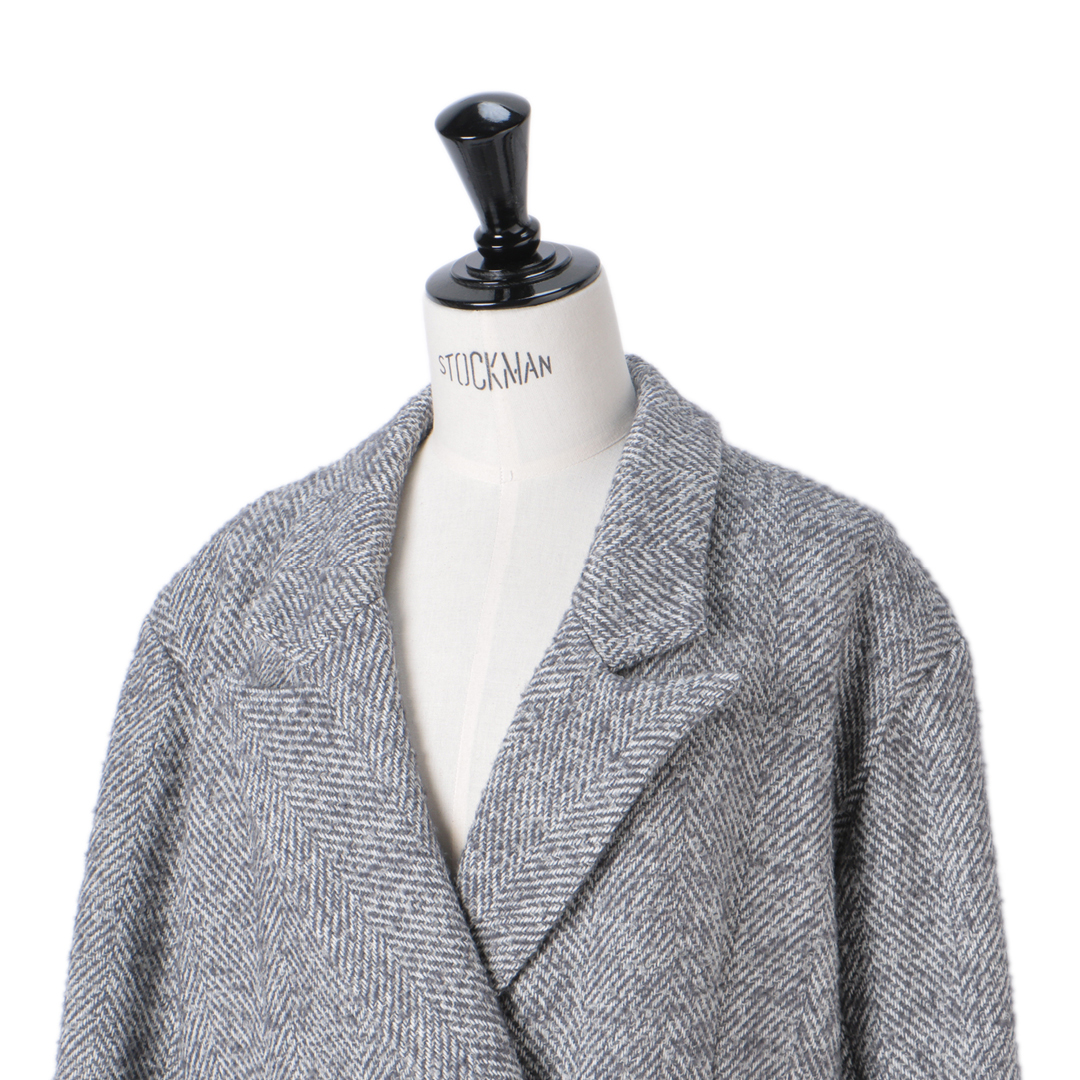 アニックのピークドラペルウールコートサブカット2