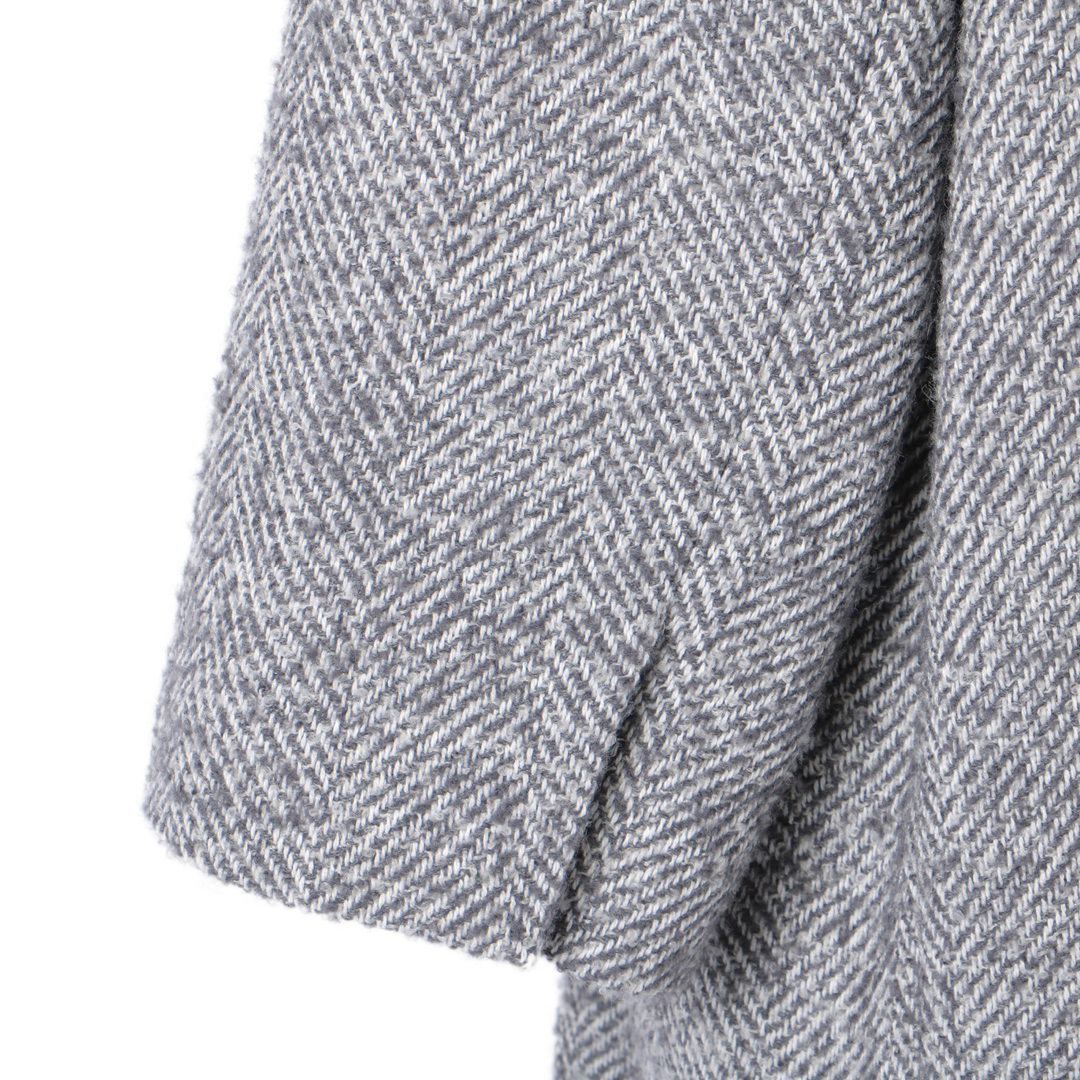 アニックのピークドラペルウールコートサブカット3