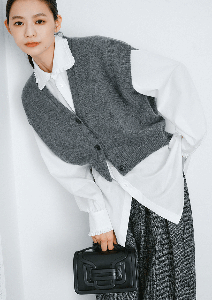 nicholson＆nicholsonウールニットベスト