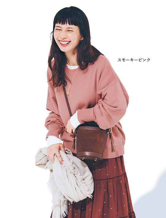 12closet 〈トゥエルブクローゼット〉【USAコットン】コクーンスウェット