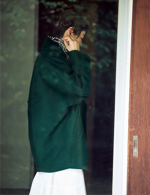 Curensology 〈カレンソロジー〉【五明祐子さんコラボ】メルトンコクーンピーコート