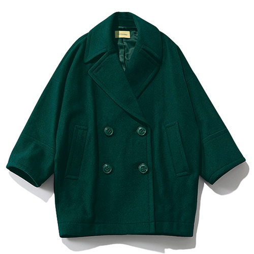 Curensology 〈カレンソロジー〉【五明祐子さんコラボ】メルトンコクーンピーコート