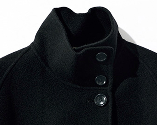 Curensology 〈カレンソロジー〉【五明祐子さんコラボ】ラムウールリバースタンドコート