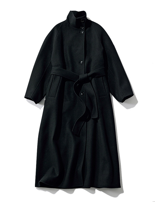 Curensology 〈カレンソロジー〉【五明祐子さんコラボ】ラムウールリバースタンドコート