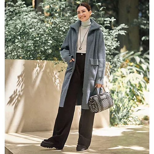 ADAWAS×eclat
メリノウールニットコート
￥50,600