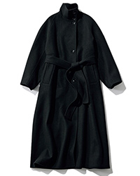 Curensology 〈カレンソロジー〉【五明祐子さんコラボ】ラムウールリバースタンドコート