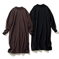 12closet 〈トゥエルブクローゼット〉【USAコットン】スウェットワンピース