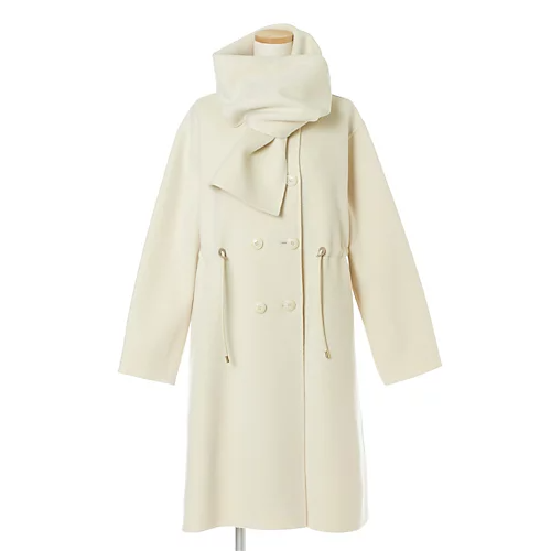 Leilian
マフラーつきウールコート
￥165,000