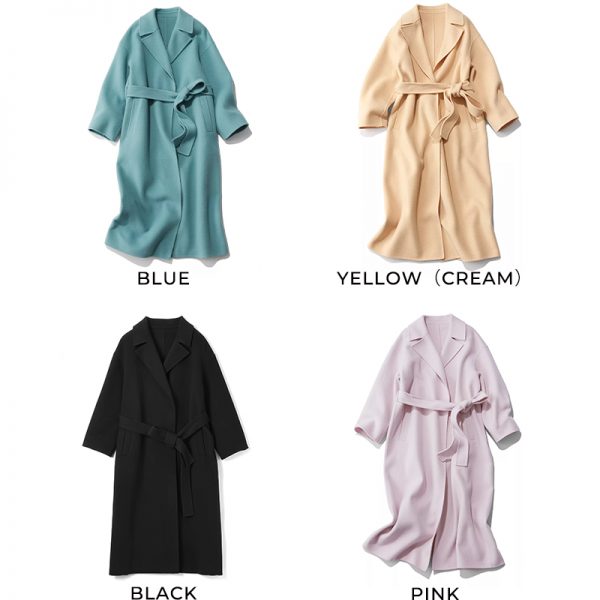 ふわ軽リバーロングコート