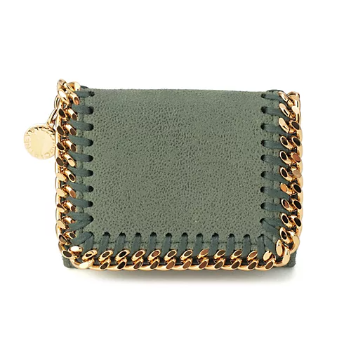 STELLA McCARTNEYTrifold Wallet Eco Shaggy Deer W／Gold Color Chain￥59,400 