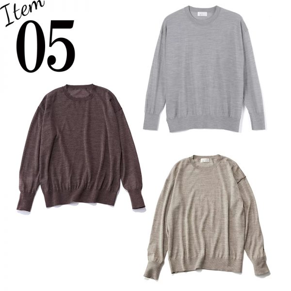 【徳原文子さんコラボ】シアーニットトップス