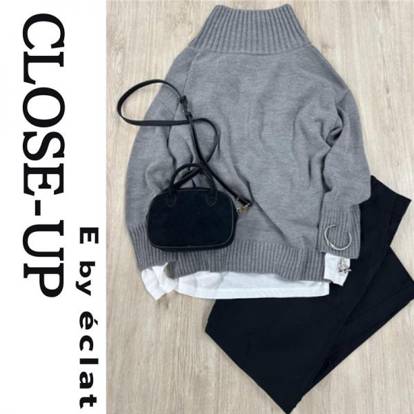 期間限定クーポン配布中♪上質なウールとカシミヤで編み上げた「HERNO ・ダウン使いカシミヤ混ケープ」【50代ファッション】