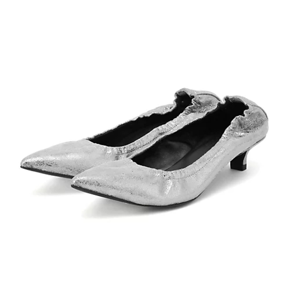 コルソローマ ノーヴェのシャーリングパンプス