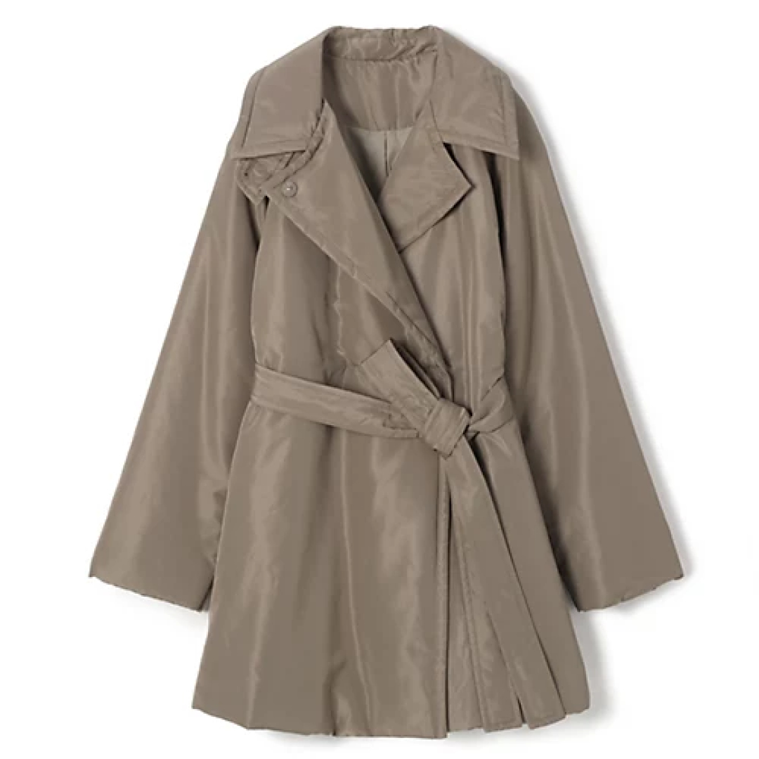 エムセブンデイズ 中綿入りトレンチショートコート