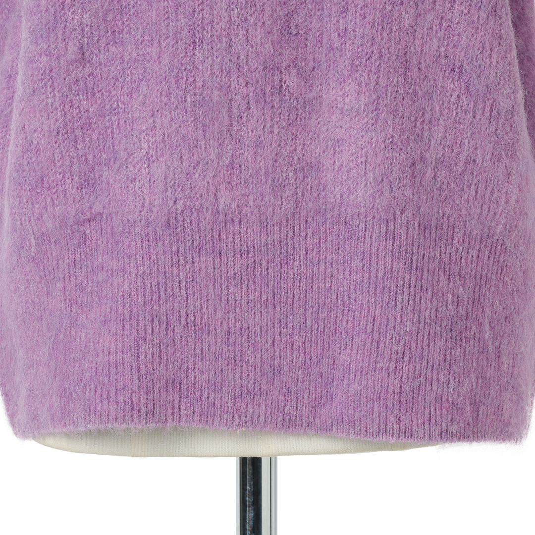 エムセブンデイズの【M7days】モヘア混ふわ軽コンパクトニットZOOM!