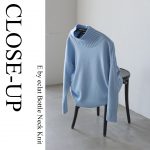 <span class="title">《50代 冬ニット》E by eclatの名品「ボトルネックニット」を徹底解説！</span>
