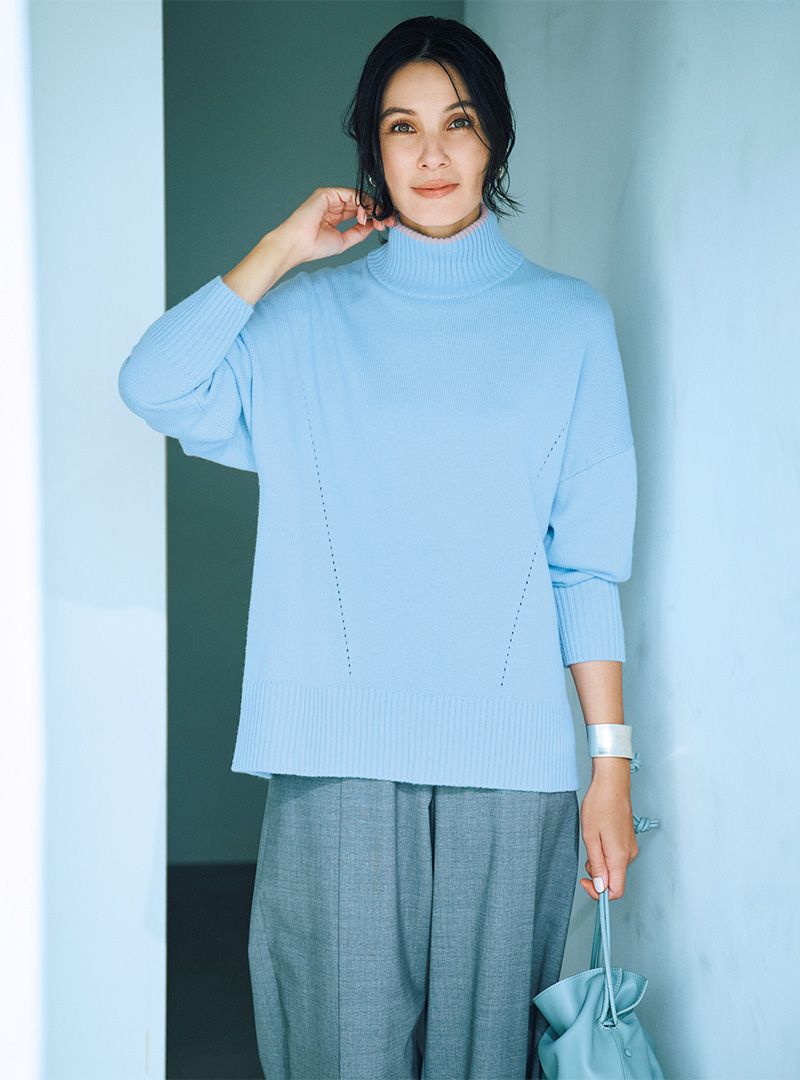 50代が選ぶ“さりげなく華やぐ”リュクスカジュアル éclat2026年1月号特集