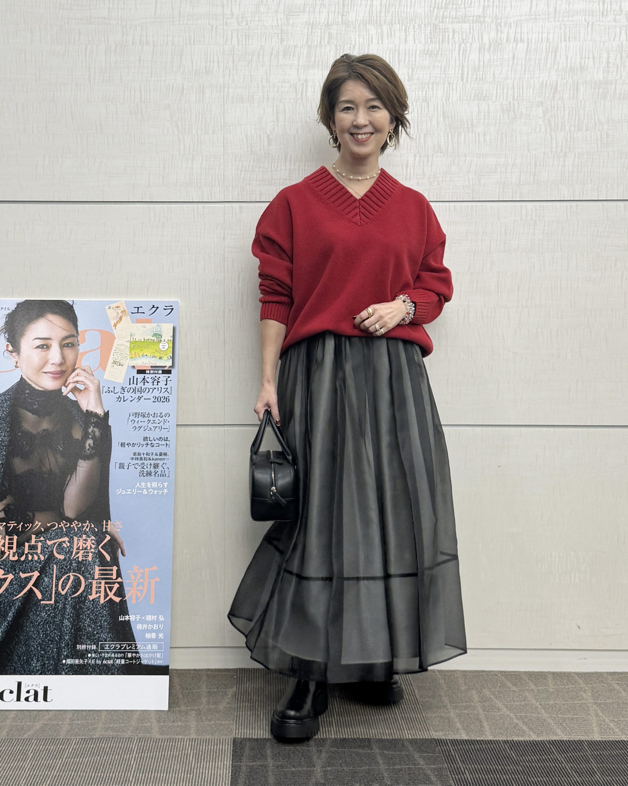 《試着会レポート》人気の冬ニットを厳選！ 【E by  éclat ・50代ファッション】