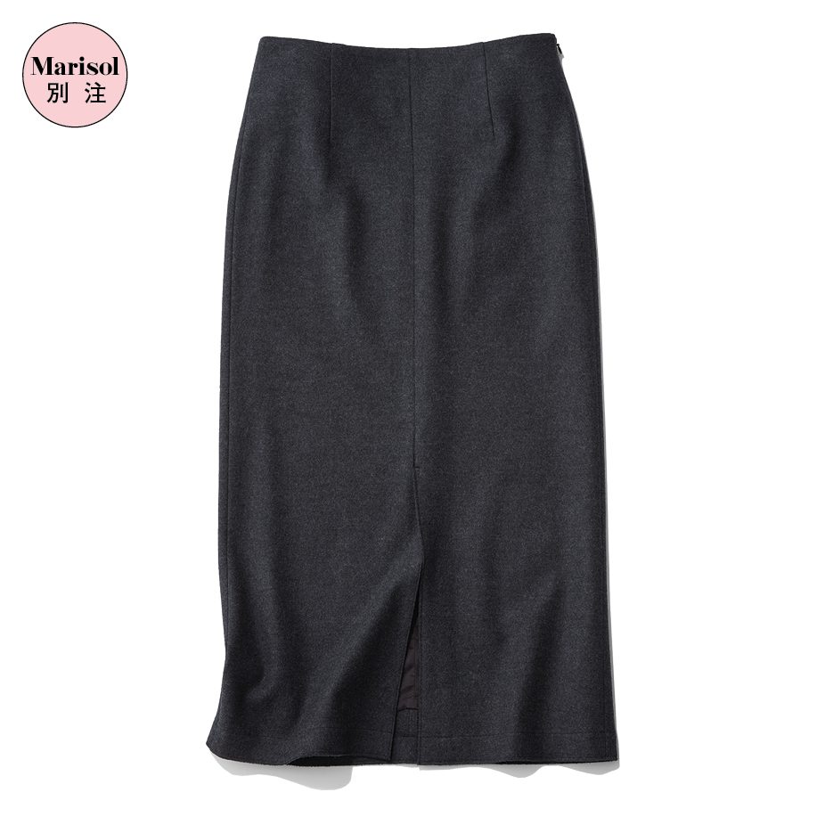 プルミエ アロンディスモンの【Marisol別注】ウールスムースタイトスカート