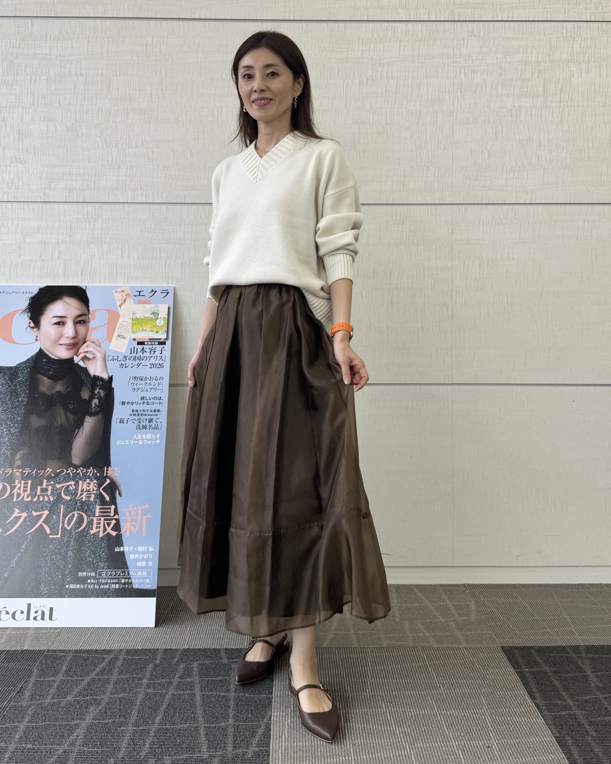 《試着会レポート》人気の冬ニットを厳選！ 【E by  éclat ・50代ファッション】