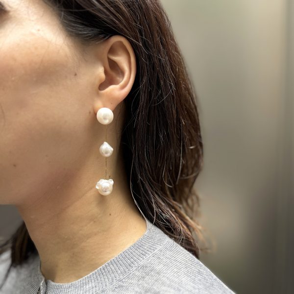 JU QUATRE（ジューカトル）のパールアクセサリーでシンプルを上品に。