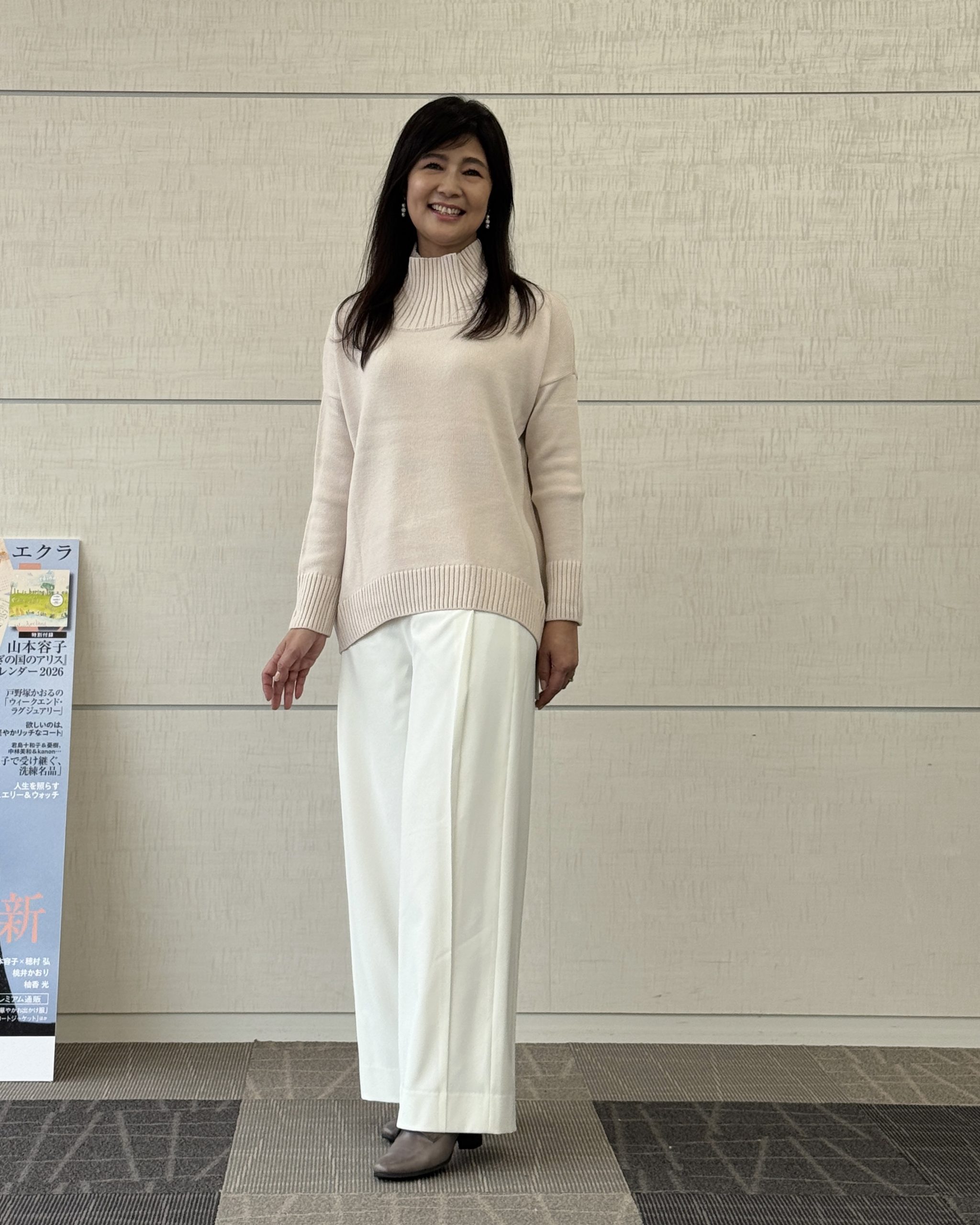 《試着会レポート》人気の冬ニットを厳選！ 【E by  éclat ・50代ファッション】