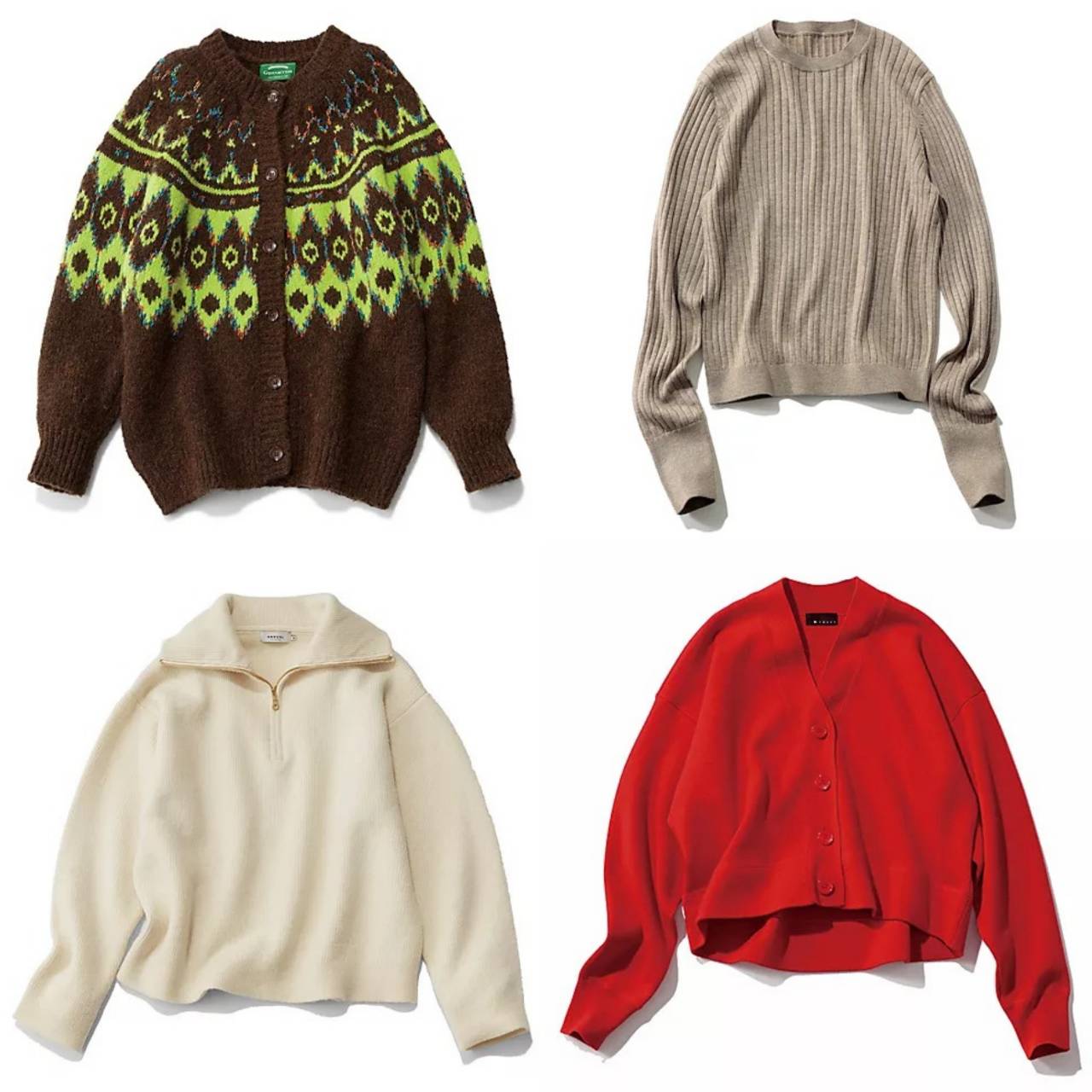 秋冬の主役！「大人のためのニット・羽織りアイテム10選」【40代ファッション】