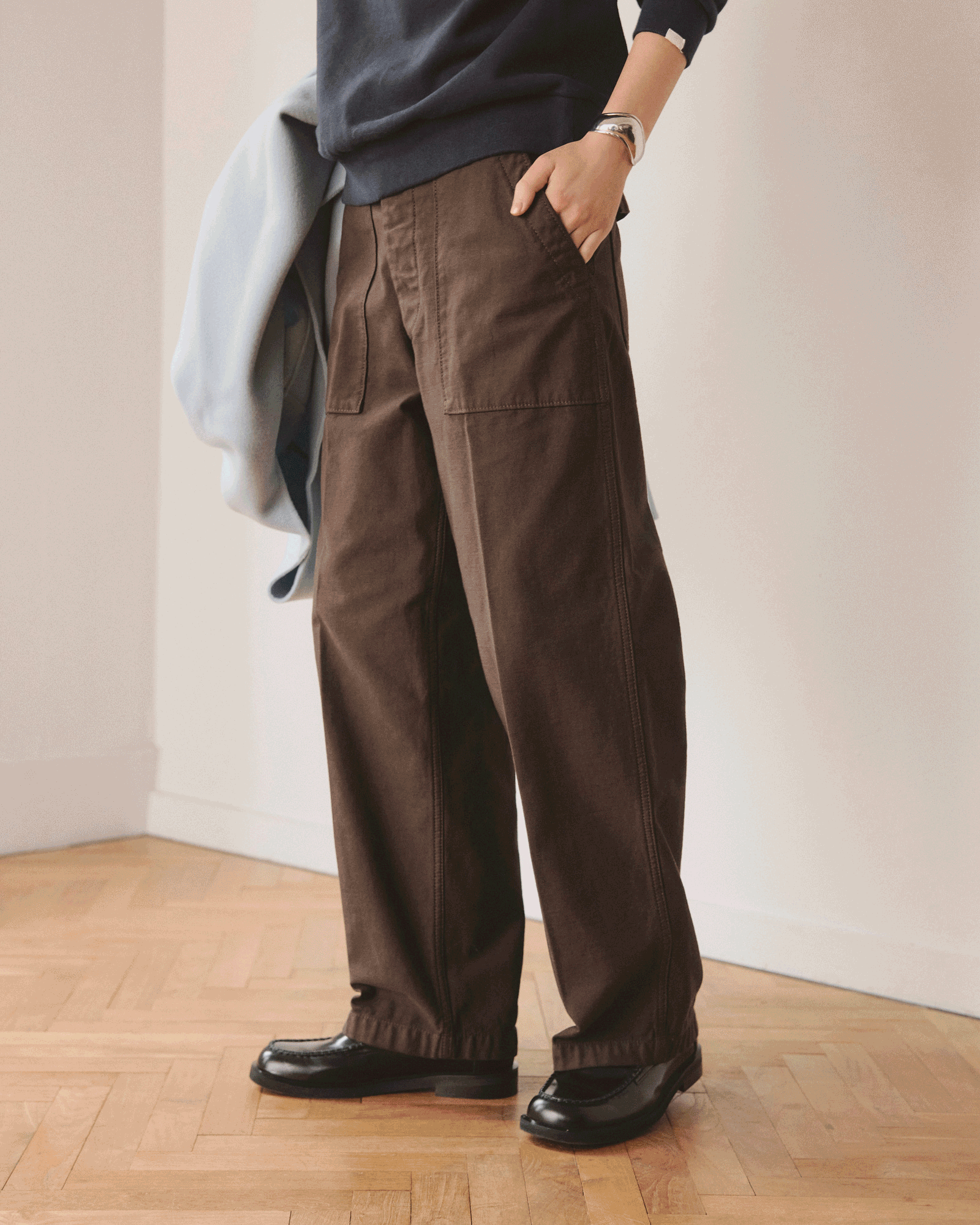 Oblada60S BAKER PANTS【HPS別注】BROWN￥23,100（税込）