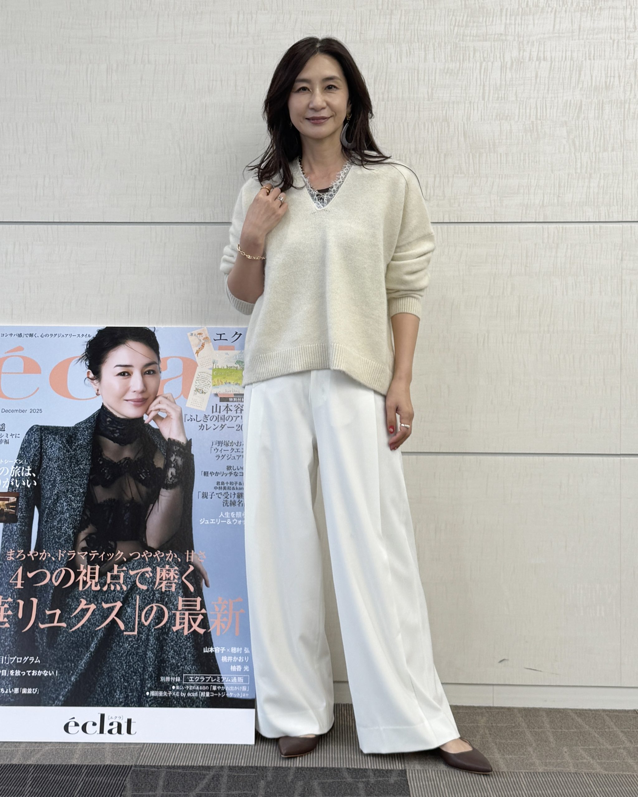 《試着会レポート》人気の冬ニットを厳選！ 【E by  éclat ・50代ファッション】