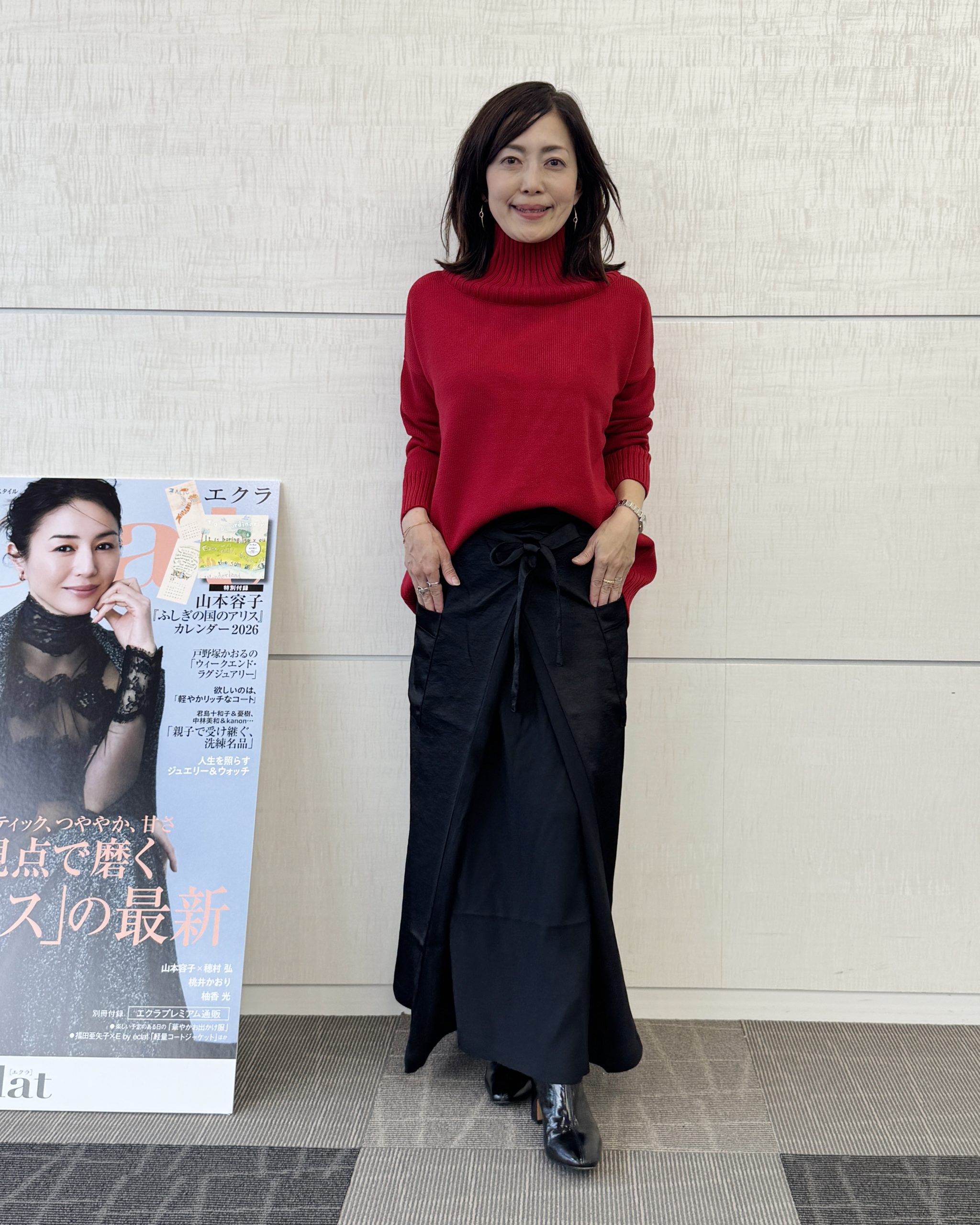 《試着会レポート》人気の冬ニットを厳選！ 【E by  éclat ・50代ファッション】