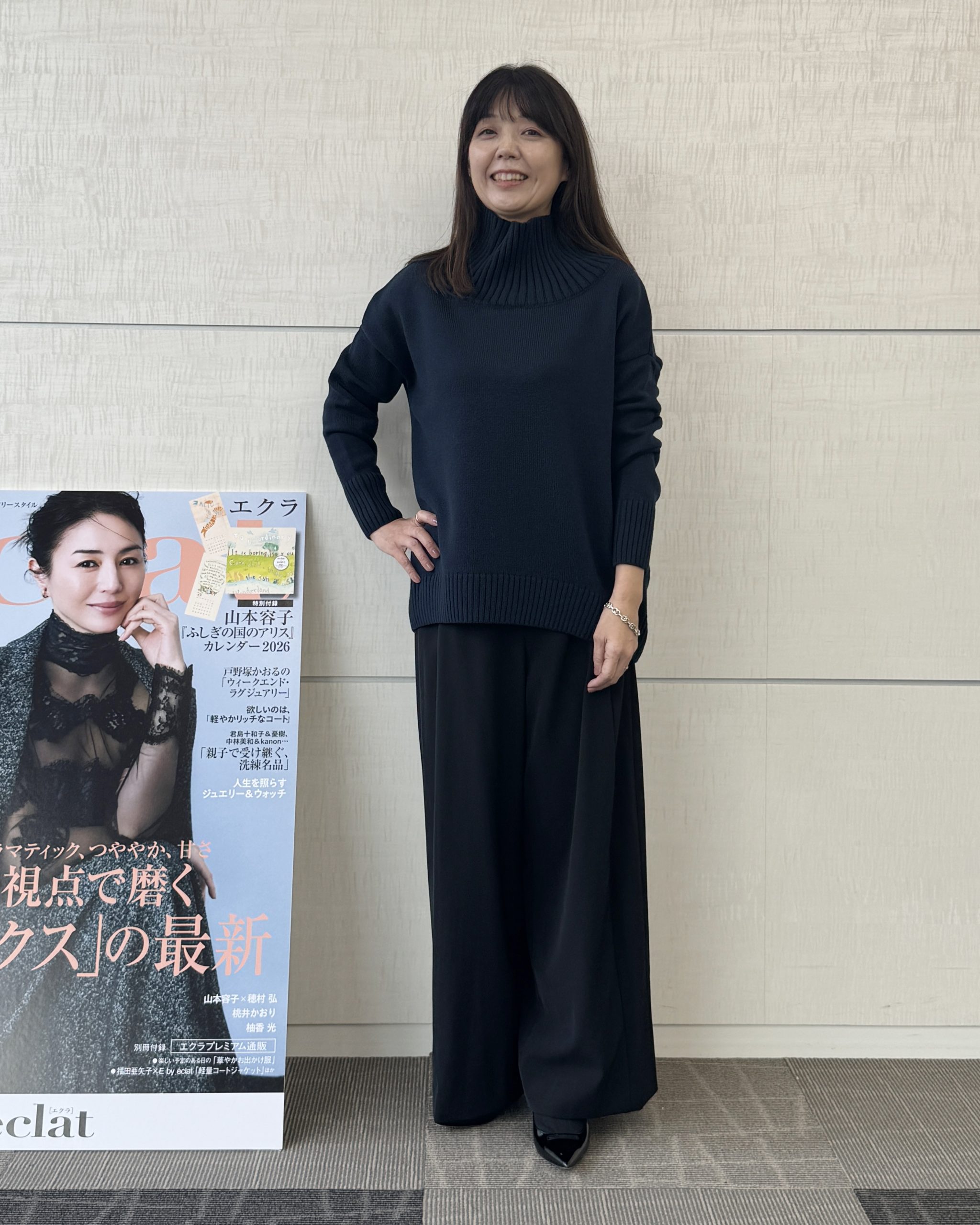 《試着会レポート》人気の冬ニットを厳選！ 【E by  éclat ・50代ファッション】