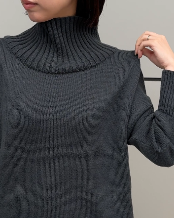 《50代 冬ニット》E by eclatの名品「ボトルネックニット」を徹底解説！