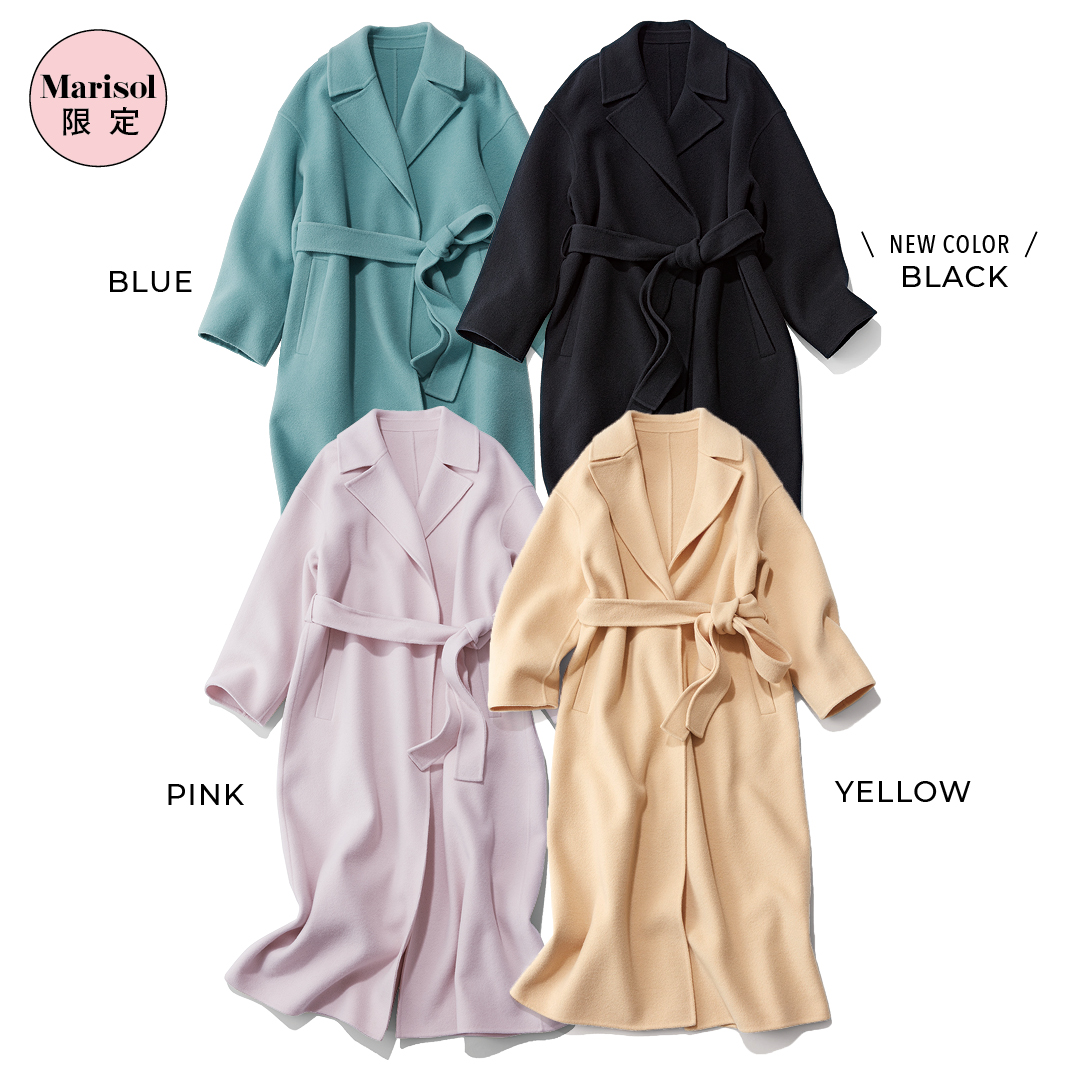 エムセブンデイズのふわ軽リバーロングコート