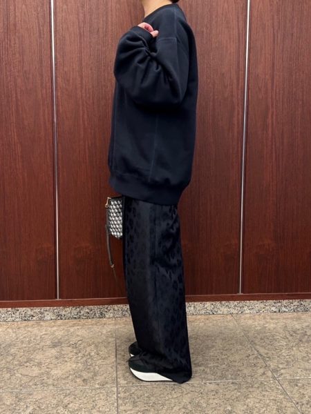 E by eclat
イーバイエクラ
レオパードジャカードパンツ
￥19,800（税込）
カラー：ブラウン、ネイビー