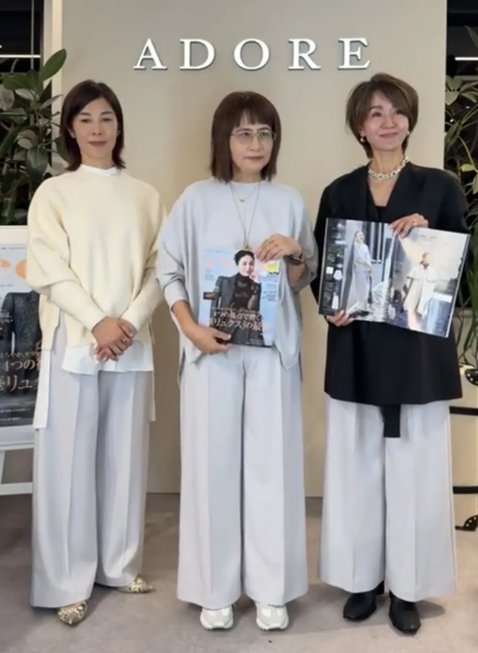 【エクラ 華組　鈴木たま江さん】『ADORE×eclat 』別注コラボアイテムの魅力＆コーデをご紹介