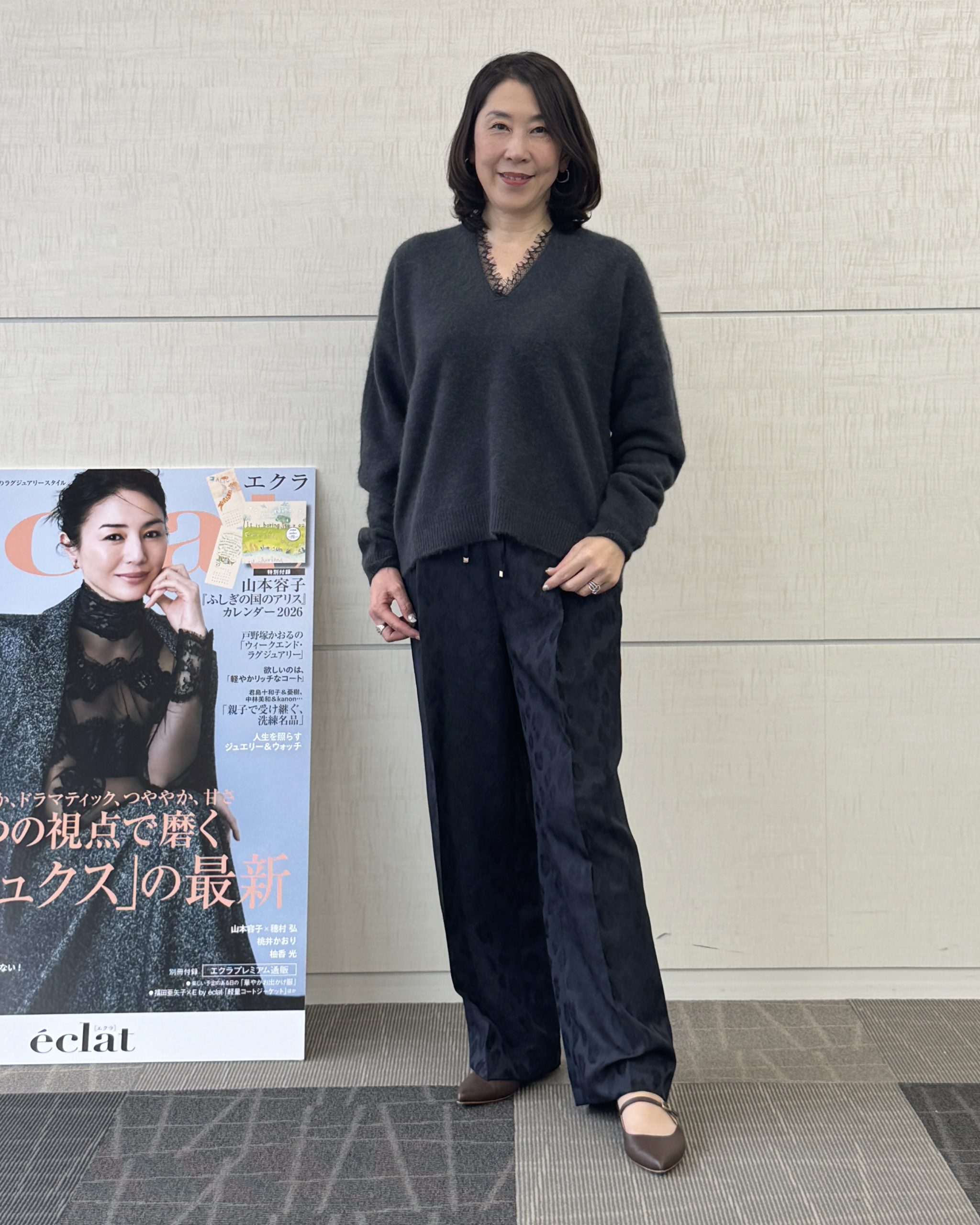 《試着会レポート》人気の冬ニットを厳選！ 【E by  éclat ・50代ファッション】