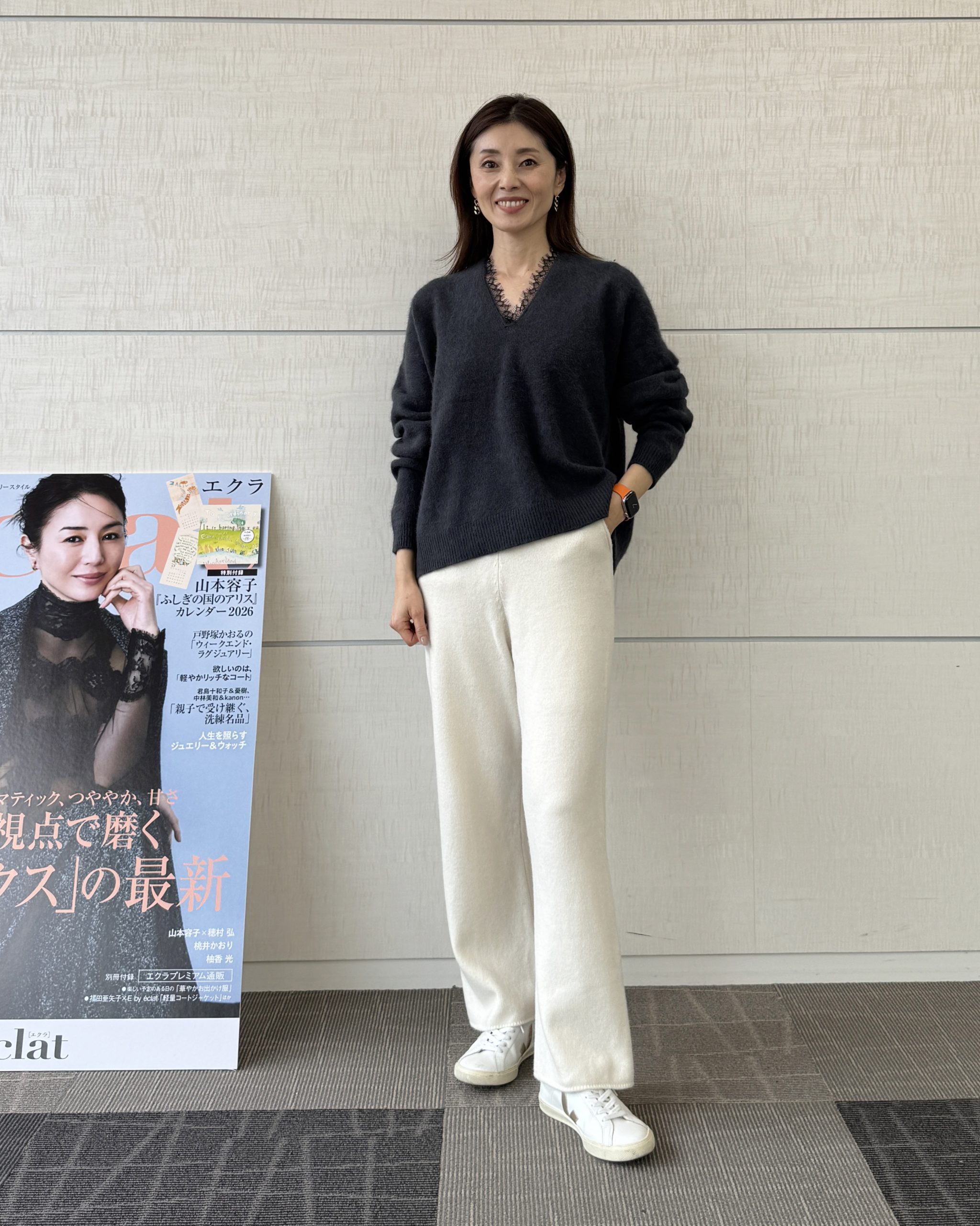 《試着会レポート》人気の冬ニットを厳選！ 【E by  éclat ・50代ファッション】