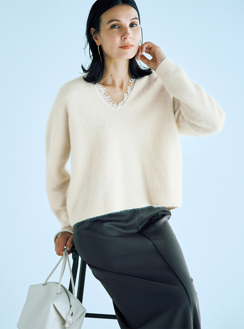 50代が選ぶ“さりげなく華やぐ”リュクスカジュアル éclat2026年1月号特集