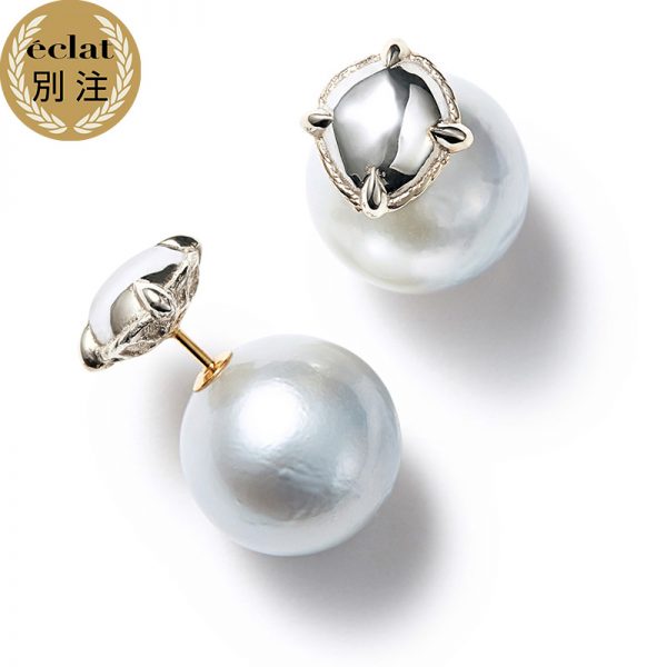 「ボン マジックの白蝶パールネックレス＆ピアス」50代からの名品ジュエリー éclat2026年1月号特集