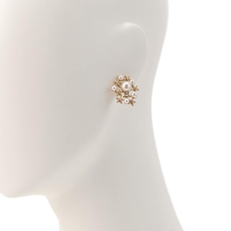 アデル ビジューのTINY STAR grigri pearl pierceサブカット3