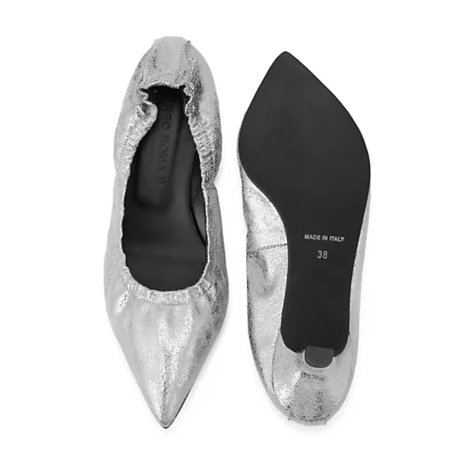 コルソローマ ノーヴェのシャーリングパンプスサブカット2