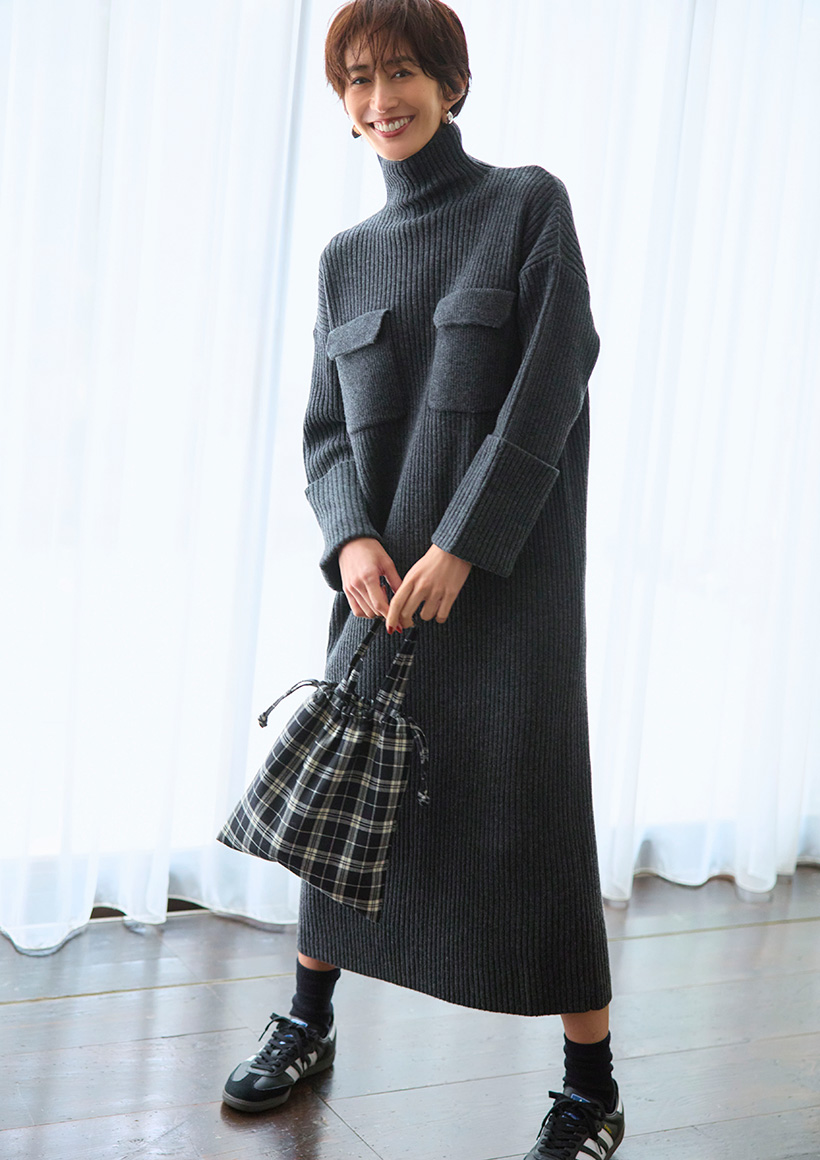 SACRAEX.FINE LAMBWOOL RIB