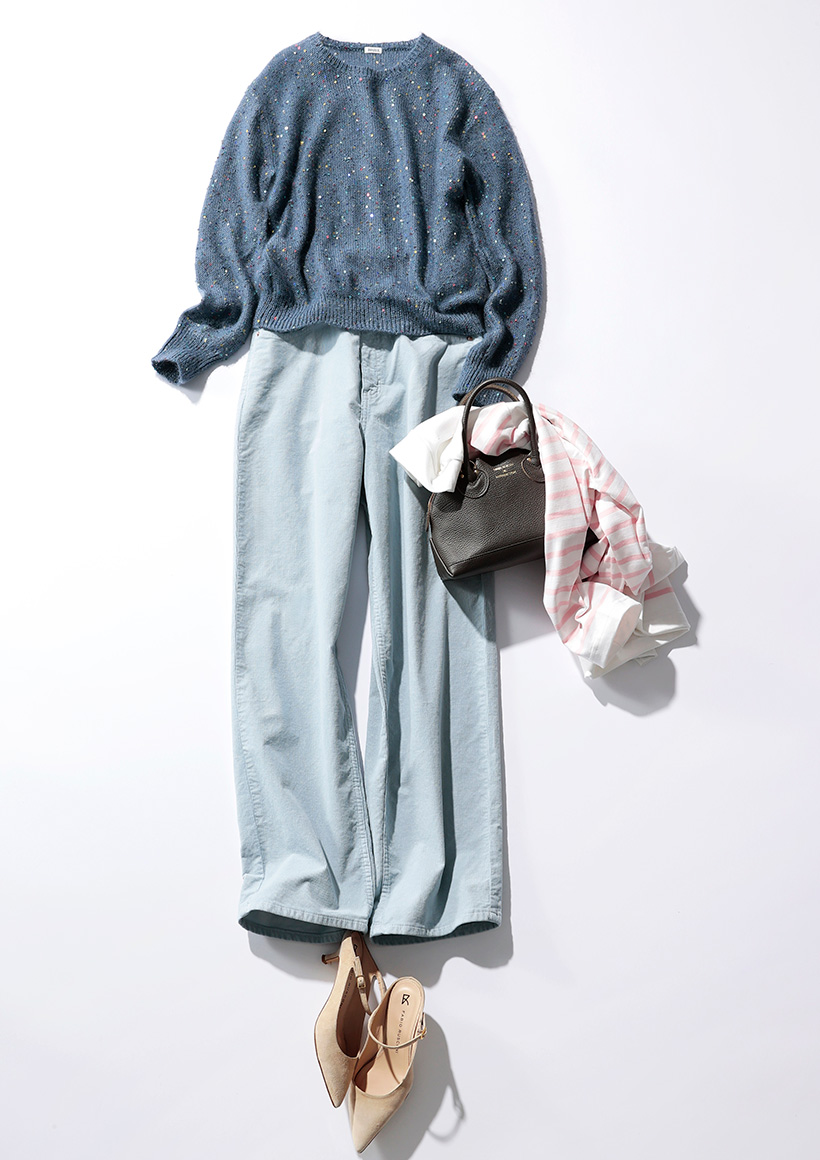 BRILL【HPS別注】スパンコールモヘアプルオーバー