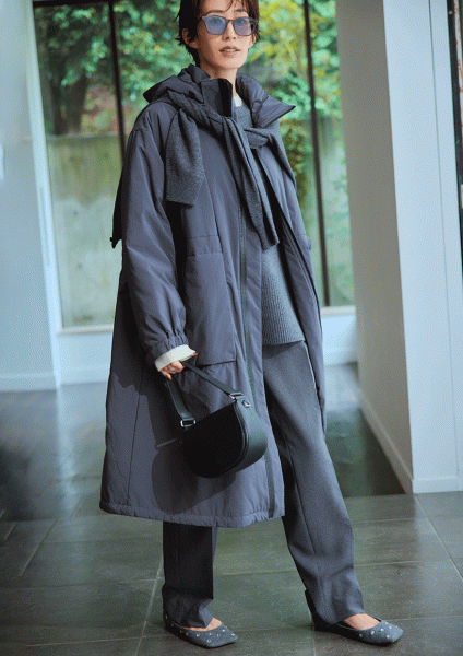 寒さが加速の今必須！あったかダウン着こなし術